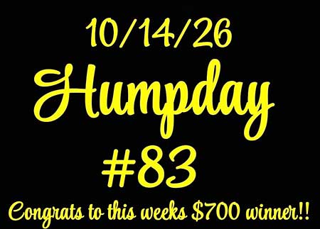 Hump Day win number October 14, 2026 is 83. Hump Day win number.