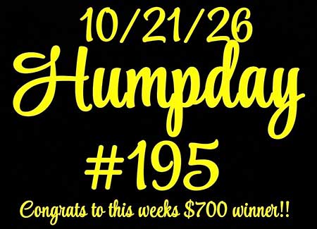 Humpday win number October 21, 2026 is 195. Humpday win number.