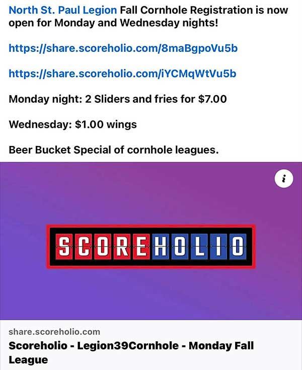 Cornhole Fall Leagues now.