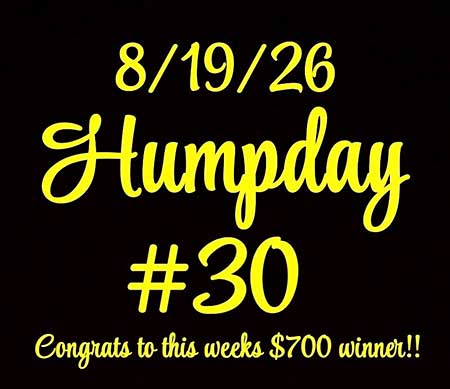 Humpday win number August 19, 2026 is 30. Humpday win number 30.