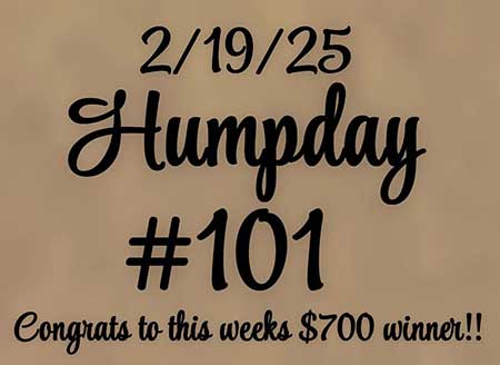 Hump Day win number Feb. 19, 2025.