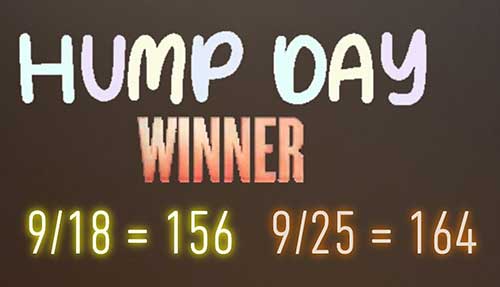 Hump Day winner sept 18 and Sept 25.