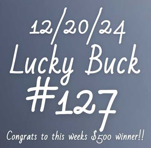 Lucky Buck win number December 20.