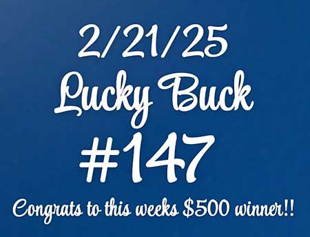 Lucky Buck win Feb. 21.