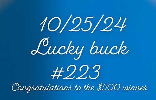 Lucky Buck win Oct. 25, 2024.