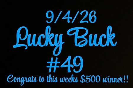 Lucky Buck Drawing win number September 4, 2026 is 49. Lucky Buck Drawing win number.