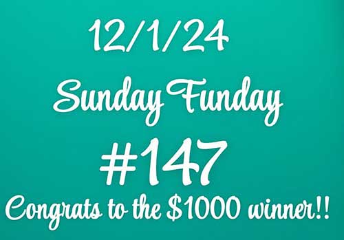 Sunday Funday win Dec. 1.