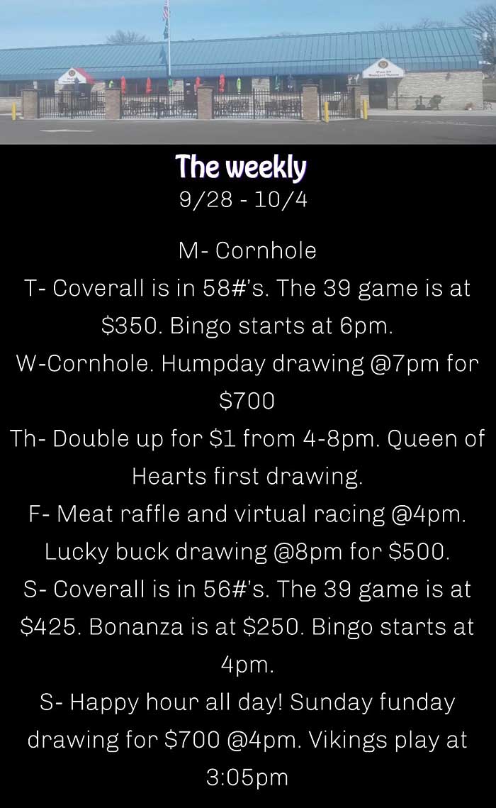 The Weekly September 28, 2026.