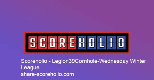 Cornhole Wednesday Winter League sign up.