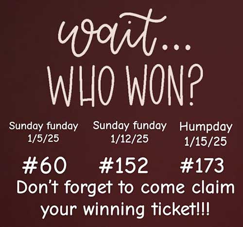 Who Won Sunday Fundays, and Hump Day.